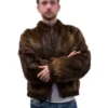Fury Vintage Brown Mink Fur Jacket