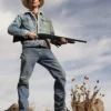 Gerald Tokala TV Series Yellowstone Sam Stands Alone Blue Jeans Sherpa Lined Denim Trucker Jacket