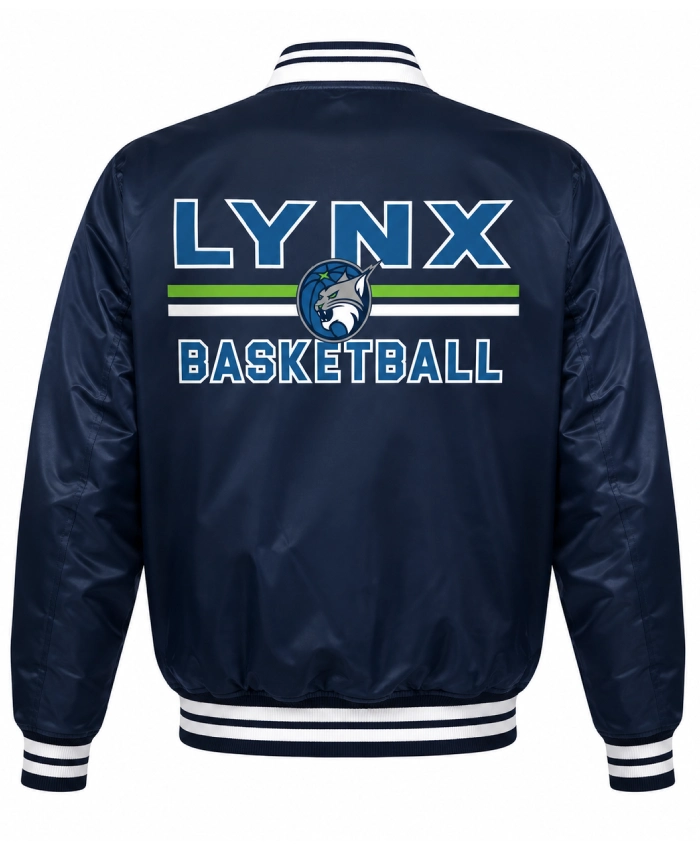 Get Minnesota Lynx Navy Full Snap Varsity Jacket