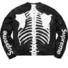 Get Now Supreme Leather Bones Black Jacket For Men and Women