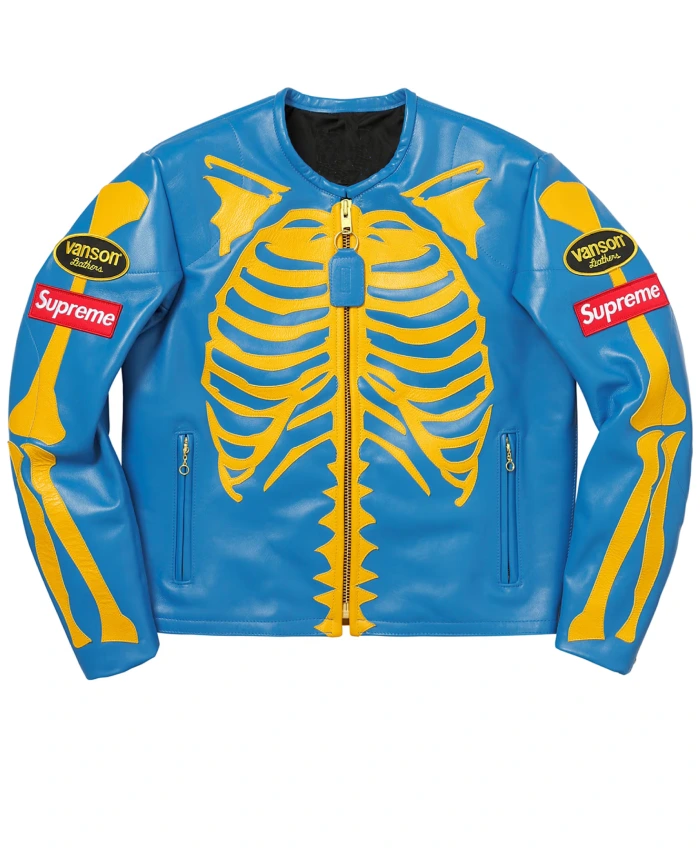Get Now Supreme Leather Bones Jacket For Men and Women