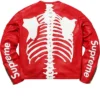 Get Now Supreme Red Leather Bones Jacket For Men and Women