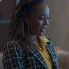 Good Trouble S05 Zuri Adele Plaid Blazer Side