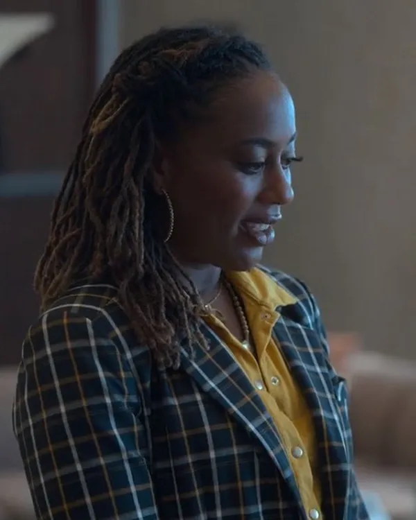 Good Trouble S05 Zuri Adele Plaid Blazer Side
