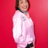 Grease The Immersive Movie Musical Didi Conn Pink Ladies Satin Jacket 
