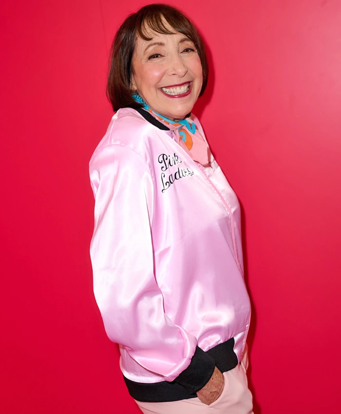 Grease The Immersive Movie Musical Didi Conn Pink Ladies Satin Jacket