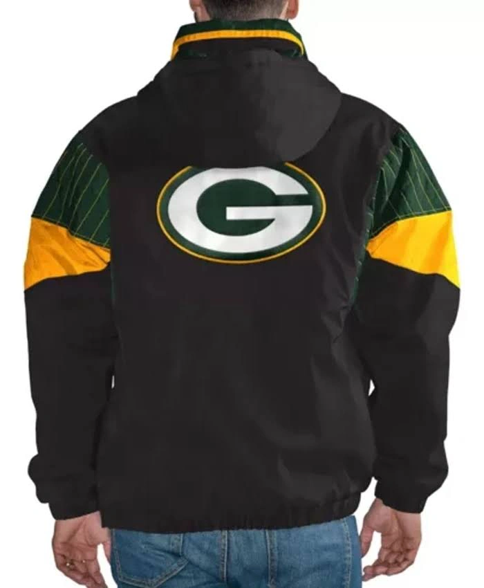 Green Bay Packers Pullover Quarter Zip Jacket For Men And Women