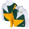 Green Bay Packers Pullover Quarter Zip Jacket For Unisex