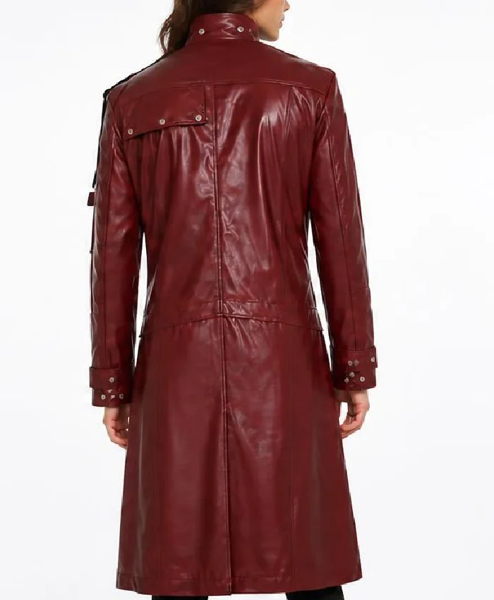 Guardian of the Galaxy Star Lord Brown Leather Coat Women