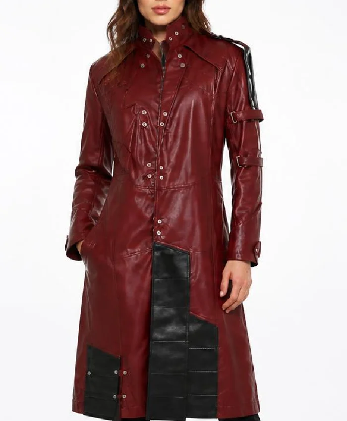Guardian of the Galaxy Star Lord Brown Leather Coat Womens