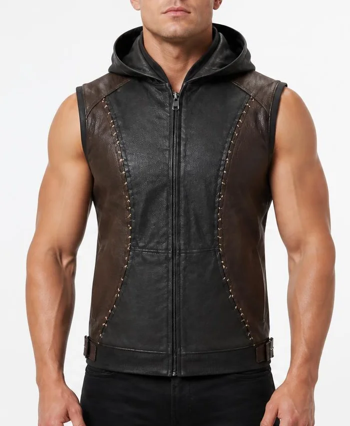 Guardians of the Galaxy Vol. 3 Dave Bautista Leather Vest Mens