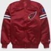 HOMAGE X Starter Cardinals Heavyweight Red Satin Jacket On Sale