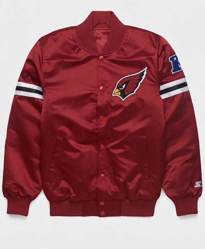 HOMAGE X Starter Cardinals Heavyweight Red Satin Jacket On Sale