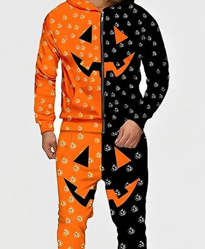 Halloween Pumpkin Tracksuit