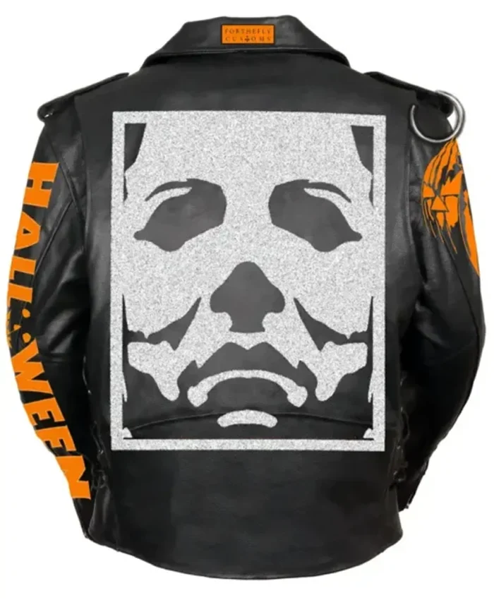 Halloween Black Biker Jacket - Image 2