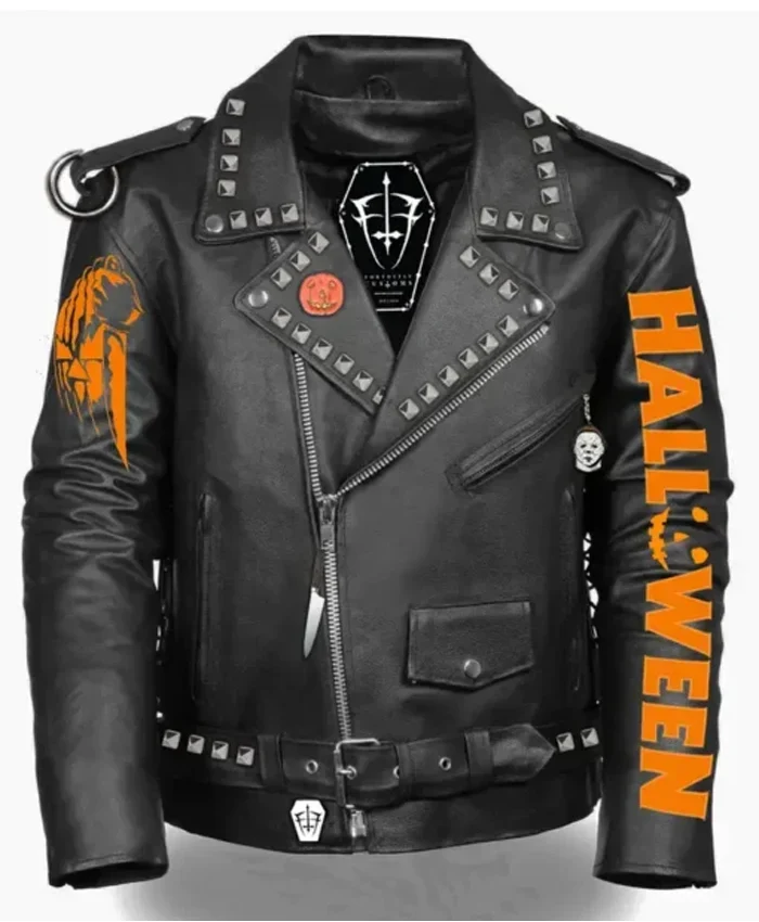 Halloween Black Biker Jacket
