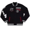 Halloween Ghost Face x Scream Black Satin Varsity Jacket