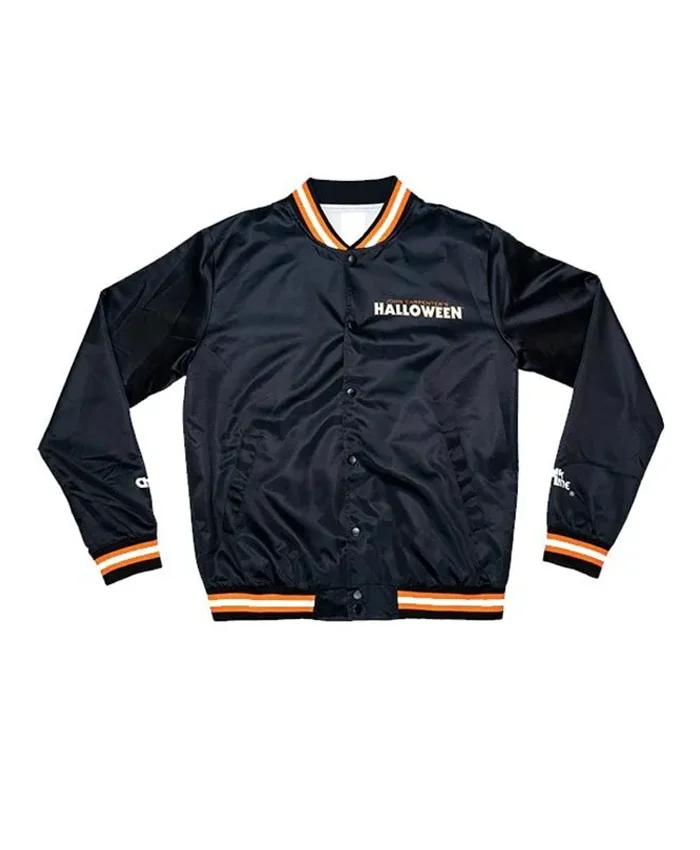 Halloween John Carpenter’s Black Satin Varsity Jacket