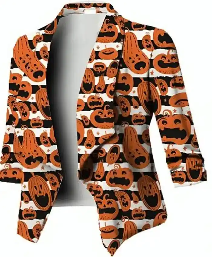 Halloween Pumpkin Blazer