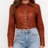 Halloween The Game 2026 Laurie Strode Leather Jacket For Womens