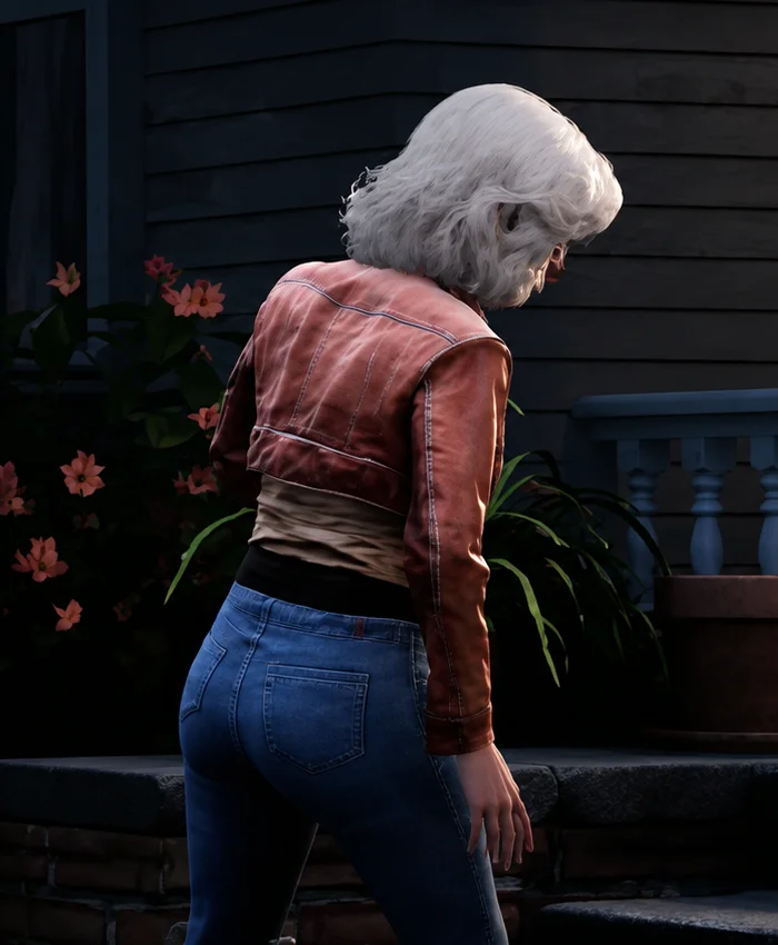 Halloween The Game 2026 Laurie Strode Leather Jacket