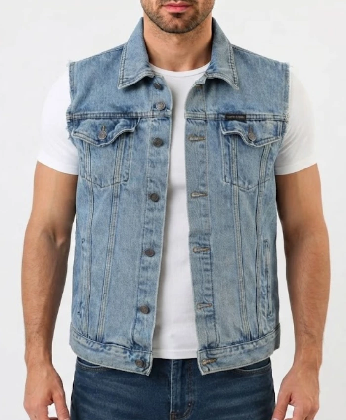 Harley Davidson Motorcycle Denim Vest