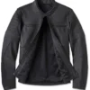 Harley Davidson Willie G Skull Graphic Leather Riding Jacket
