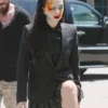 Harley Quinn Movie Joker Folie A Deux 2024 Lady Gaga Black Blazer For Sale