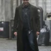 Hartley Sawyer TV Series The Flash Season 04 Ralph Dibny Green Cotton Long Coat