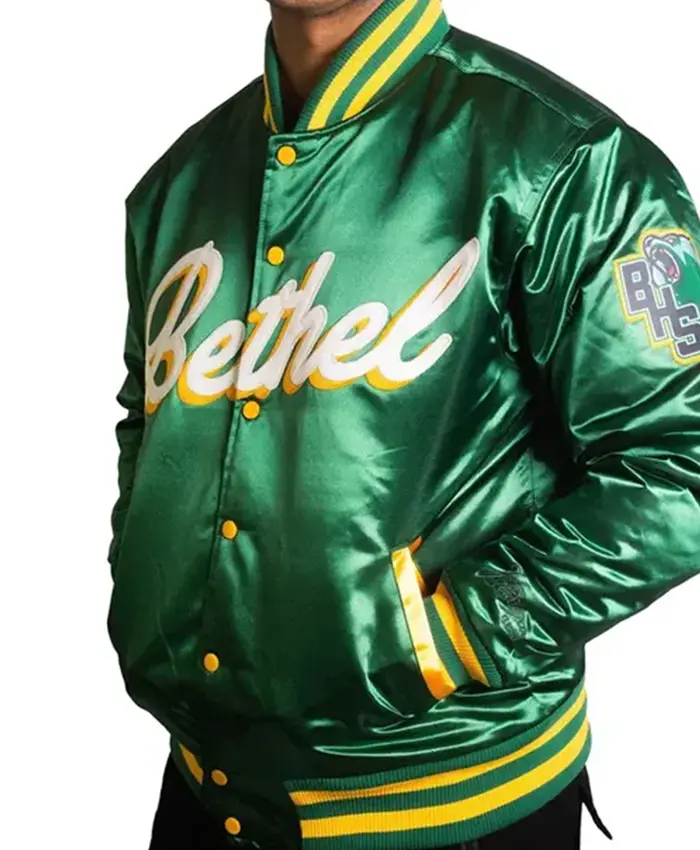 High School Bethel Iverson Green Varsity Jacket