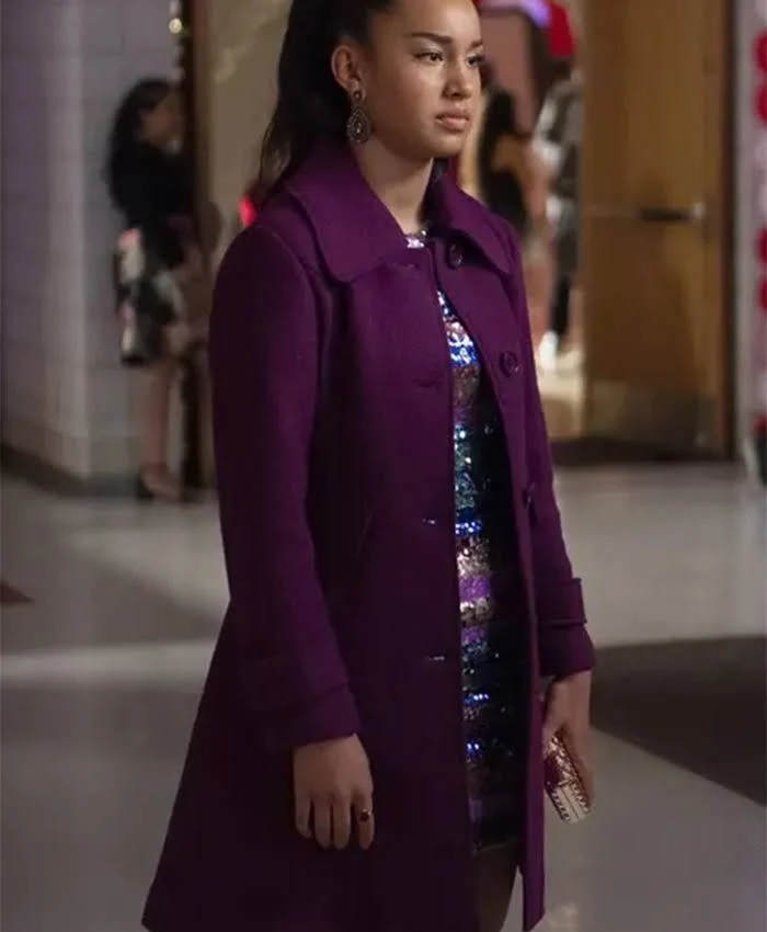 High School Musical Gina Purple Coat