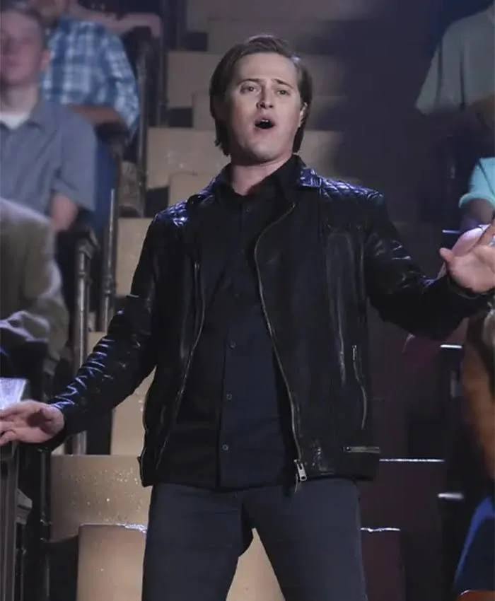 High School Musical S01 Lucas Grabeel Leather Jacket