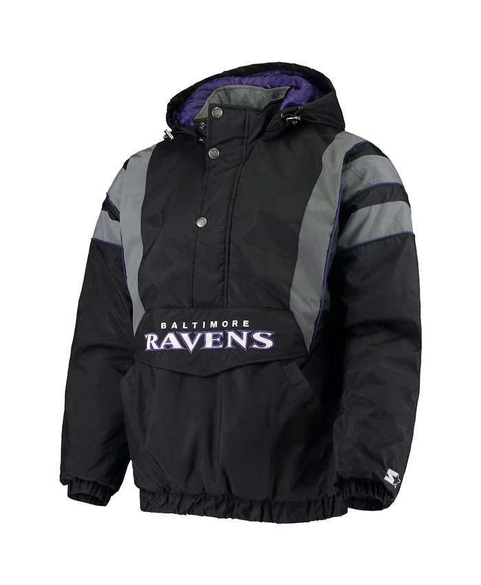 Hilary Baltimore Ravens Reflective Stripe Hooded Jacket
