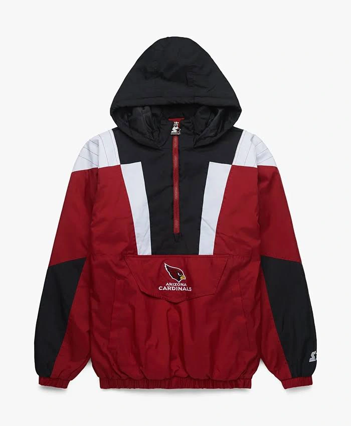 Homage X Starter Cardinals Pullover Hooded Jacket
