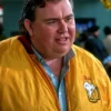 Home Alone Gus Polinski Kenosha Kickers Yellow Satin Bomber Jacket