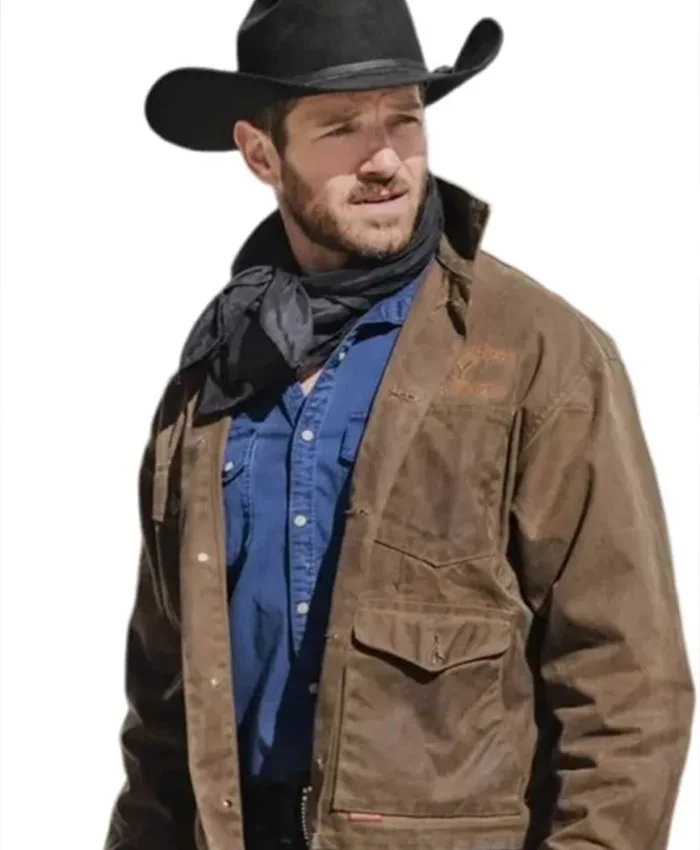 Ian Bohen TV Series Yellowstone Season 03 Episode 09 Ryan Brown Cotton Jacket