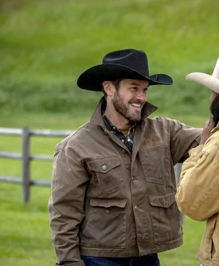 Ian Bohen TV Series Yellowstone Season 03 Episode 09 Ryan Brown Cotton Jacket For Sale