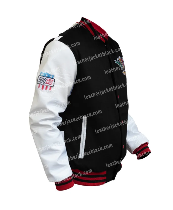 Indianapolis 500 Checkered Bomber Jacket - Image 3