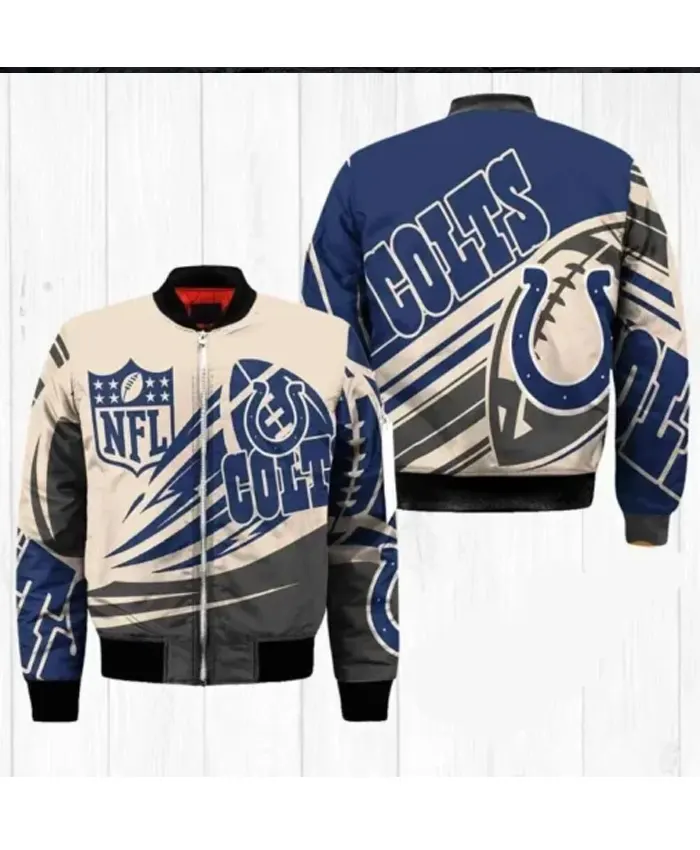Indianapolis Colts Bomber Jacket 3