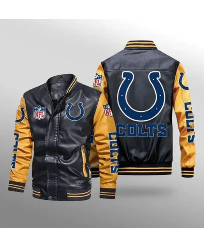 Indianapolis Colts Leather Jacket 2