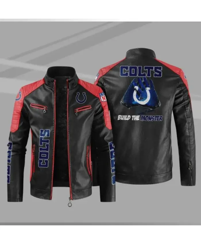 Indianapolis Colts Leather Jacket 3