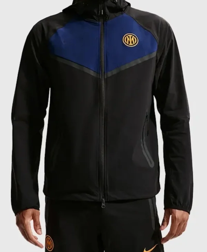 Inter Milan Tech Windrunner Black Jacket