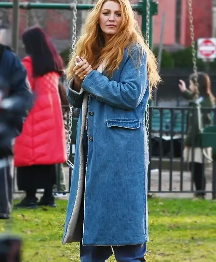 It Ends With Us 2024 Lily Denim Coat