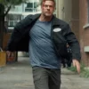 Jack Reacher S04 Black Cotton Harrington Jacket