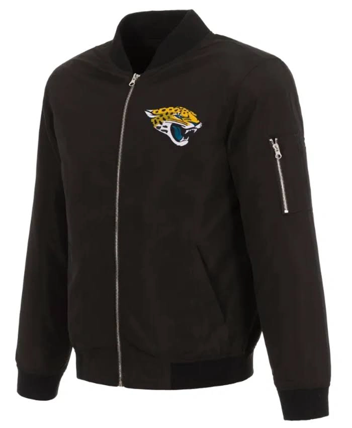 Jacksonville Jaguars Damian Black Bomber Jacket