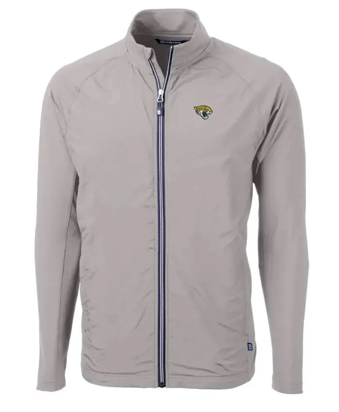 Jacksonville Jaguars Valerie Grey Full Zip Jacket