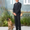 Jacob Elordi The Dog Stars 2026 Black Pinstripe Suit
