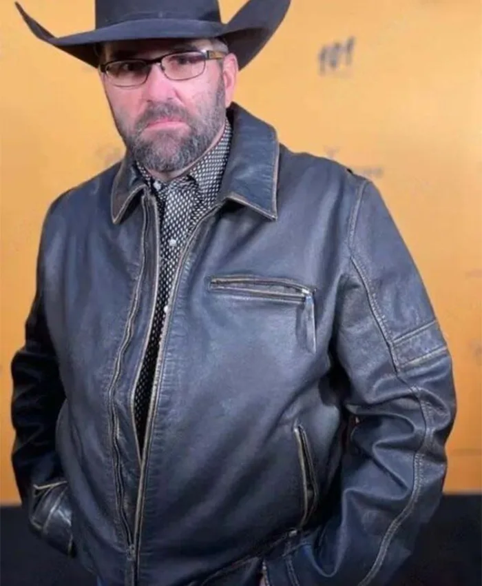 Jake Ream Yellowstone S05 Black Leather Jacket