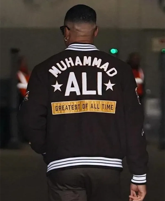 Jalen Hurts Muhammad Ali Greatest Of All Time Brown Letterman Varsity Jacket