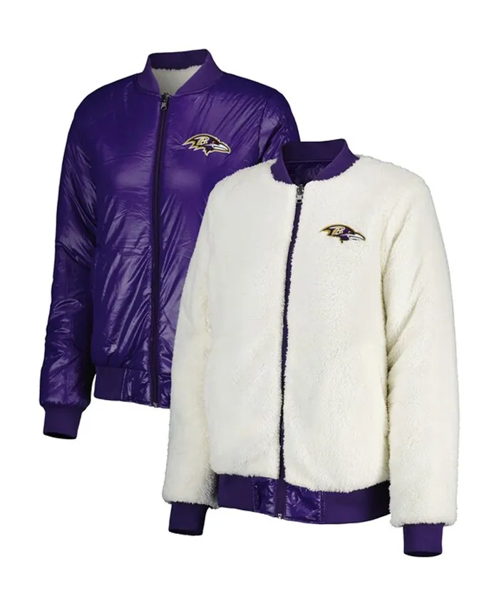 Janus Baltimore Ravens Switchback Bomber Jacket